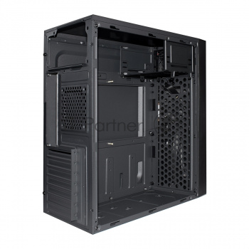 Корпус Miditower ExeGate AA-440 (ATX, без БП, 2*USB, аудио, черный)