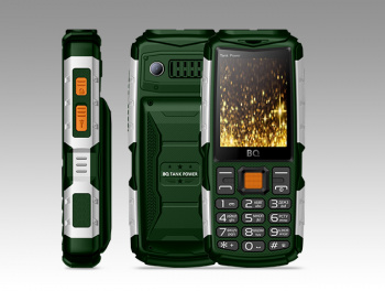 Мобильный телефон BQ BQM-2430 Tank Power Зелёный