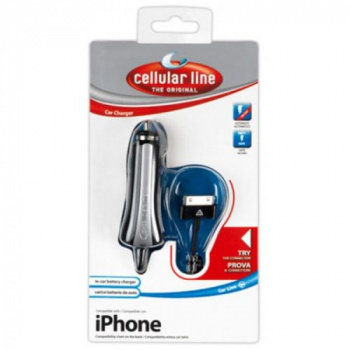 Зарядное устройство от прикуривателя 12-24в Cellular Line Car Charger iPhone