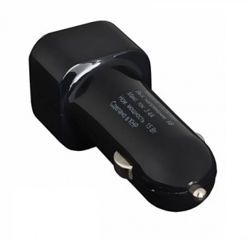 Зарядное устройство от прикуривателя 12-24в Ippon 1A CC311b Чёрный