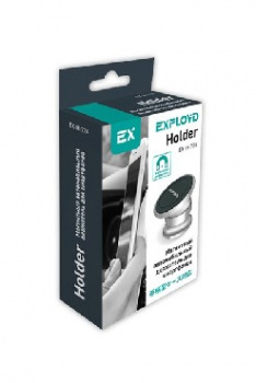 Держатель для моб. устройств EXPLOYD EX-H-724 4" - 6" магнит серебро Classic