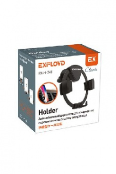 Держатель для моб. устройств EXPLOYD EX-H-748 4" - 6" чёрный Classic