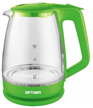 Чайник электрический Optima EK-1718G Зелёный