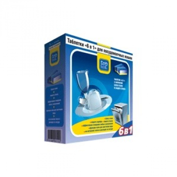 Таблетки для посудомоечных машин TopHouse 900112 6в1 16шт. 20гр