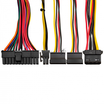 Корпус Miditower ExeGate AA-443-AA500 (ATX, AA500 8 см, 2*USB+HD Audio, черный)