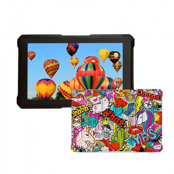 Планшетный компьютер BQ BQ-1082G Armor PRO Print11 Чёрный