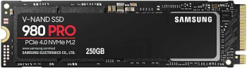 Накопитель SAMSUNG 980 PRO MZ-V8P250BW 250ГБ, M.2 2280, PCI-E x4, NVMe