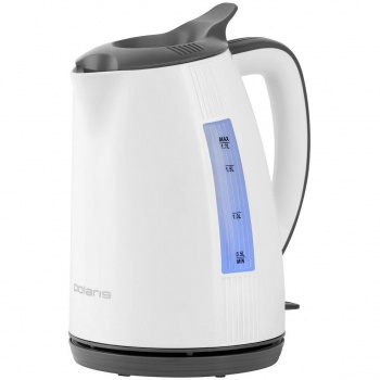 Чайник электрический Polaris PWK1708C Water Way Pro, Белый/Серый