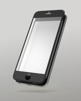 Защитное стекло OEM 6D для Apple iPhone 6/6S 0.3 мм, чёрное