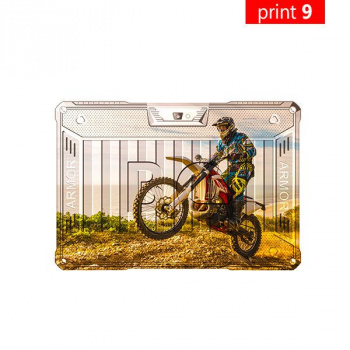 Планшетный компьютер BQ BQ-1077L Armor PRO LTE Print 09 Чёрный