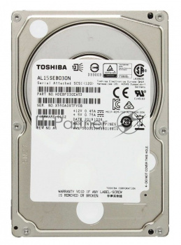 Жесткий диск Toshiba 300GB  SAS2.5" 10500RPM 128MB AL15SEB030N