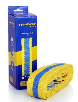 Трос буксировочный и стяжки грузов GOODYEAR GY004000 3,5 тонны Трос буксировочный