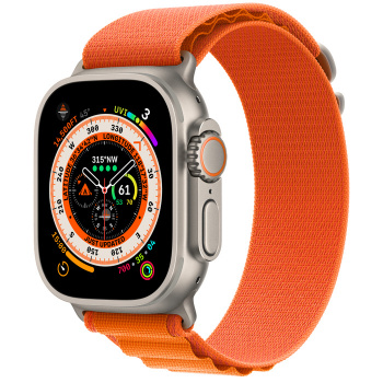Смарт часы Apple Watch Ultra 49mm Orange Alpine Loop (S)