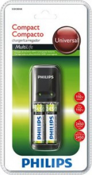 Зарядное устройство Philips MultiLife SCB1280NB +2xАА 2450