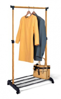 Вешалка напольная SHEFFILTON Вешалка CH-4345 черный/светлый орех