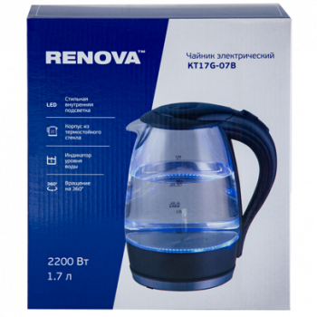 Чайник электрический Renova KT17G-07B