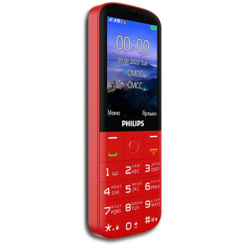 Мобильный телефон Philips Xenium E227 Red, 2SIM, 2.8"