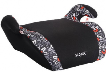 Автокресло детское SIGER KRES0317 Мякиш плюс алфавит 6-12 лет 22-36 кг группа 3