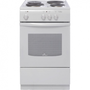 Плита Отдельностоящая De Luxe 5003.17Э белый эмаль