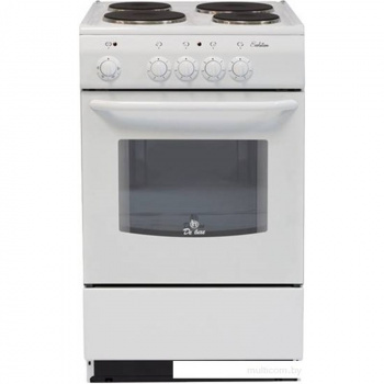 Плита Отдельностоящая De Luxe 5004.12э белый эмаль