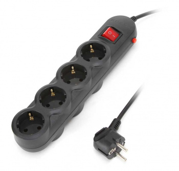 Фильтр-удлинитель Supra SF-7-ES-3M Чёрный