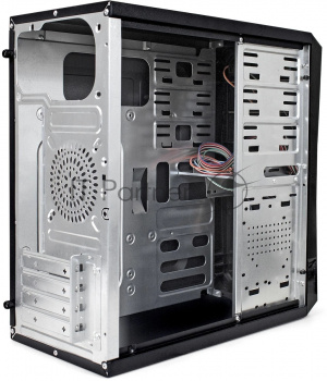 Корпус Minitower ExeGate BA-202-UNS350 (mATX, БП UNS350 с вент. 12см, 2*USB, аудио, черный)