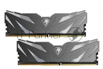 Оперативная память NETAC, DDR4, 16GB (2x8GB), 3600MHz, CL18, DIMM, с радиатором, чёрный