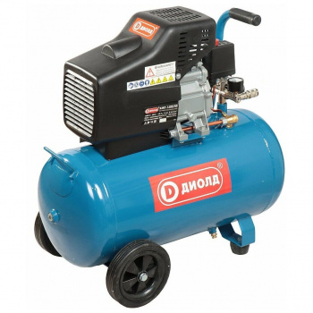 Компрессор Диолд КМП-1600/50 масляный синий/черный