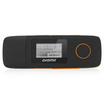 МР3-плеер Digma U3 4Gb Оранжевый/черный