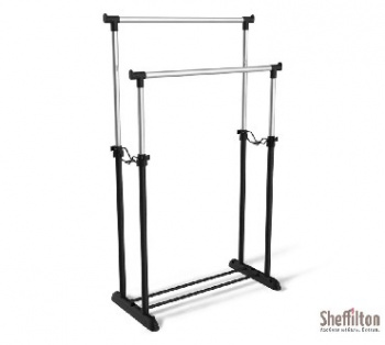 Вешалка настенная SHEFFILTON Вешалка SHT-WR4150 черный/черный муар/хром лак