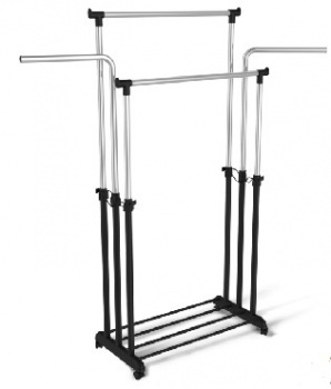 Вешалка настенная SHEFFILTON Вешалка SHT-WR6 металл/пластик черный/черный муар/хром лак