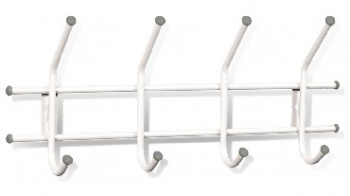 Вешалка настенная SHEFFILTON Вешалка Стандарт 1/4 металл/пластик белый/серый