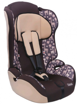 Автокресло детское ZLATEK KRES3014 "Atlantic Print" гр. 1-2-3 (жираф)