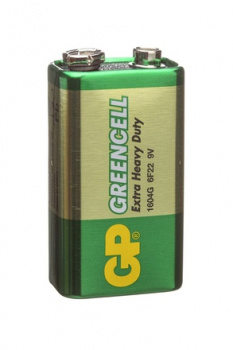Батарейка GP 1604G(6F22)-BC1 Greencell (Tray)