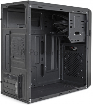 Корпус Minitower ExeGate BA-309-UNS350 (mATX, БП UNS350 с вент. 12см, 2*USB, HD аудио, черный)