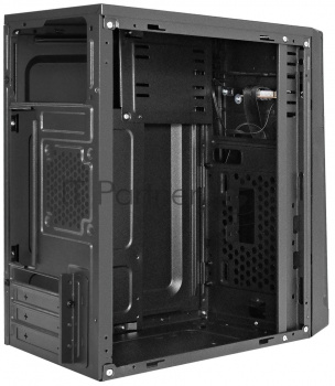 Корпус Minitower ExeGate BAA-106-UNS400 (mATX, БП UNS400 с вент. 12см, 2*USB, аудио, черный)