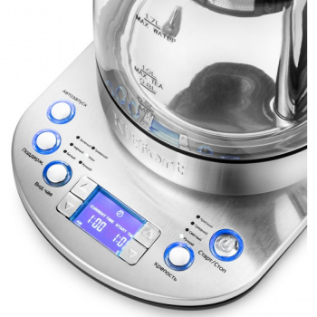 Чайник электрический Kitfort KT-6116 нерж/черный