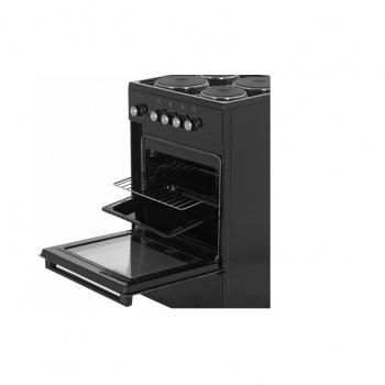 Плита Отдельностоящая De Luxe 5004.18э 011 черный глянец