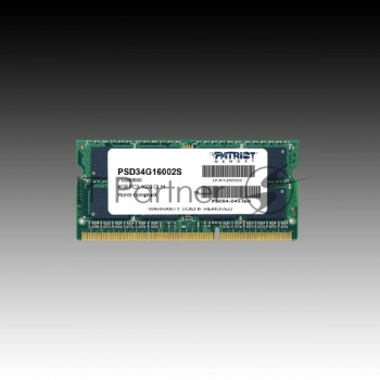 Оперативная память Patriot, DDR3, 4GB (1x4 GB), 1600 MHz, CL11, SO-DIMM