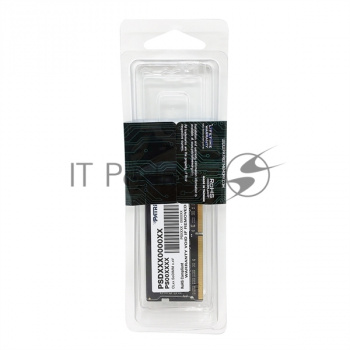 Оперативная память Patriot Signature, DDR4, 32GB (1x32 GB), 2666 MHz, CL19, SO-DIMM