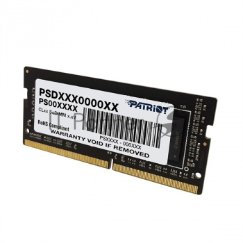 Оперативная память Patriot Signature, DDR4, 32GB (1x32 GB), 3200 MHz, CL22, SO-DIMM