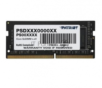 Оперативная память Patriot Signature, DDR4, 4GB (1x4 GB), 2666 MHz, CL19, SO-DIMM