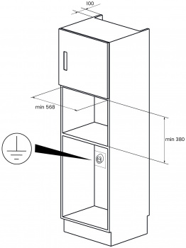 Печь свч встраиваемая Kuppersberg RMW 393 B