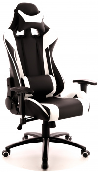 Компьютерное кресло EVERPROF Lotus S6 экокожа чёрный с белым