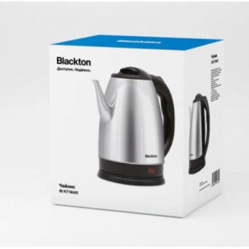 Чайник электрический Blackton Bt KT1804S черный-Steel
