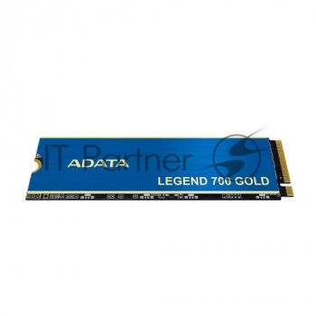 Накопитель SSD ADATA LEGEND 700 GOLD, 2Tb, PCIe 3.0 x4, M.2 2280, NVMe, R/W 2000/1600, с радиатором