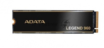 Накопитель SSD ADATA LEGEND 960, 4Tb, PCIe 4.0 x4, M.2 2280, NVMe, R/W 7400/6800, с радиатором