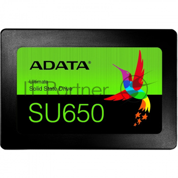 Накопитель SSD ADATA SU650, 480Gb, SATA III, 2.5", R/W 520/450