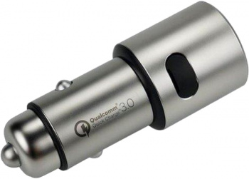 Зарядное устройство от прикуривателя 12-24в Xiaomi Mi Car Charger QC 3.0 20 Вт (CZCDQ02ZM) Серый