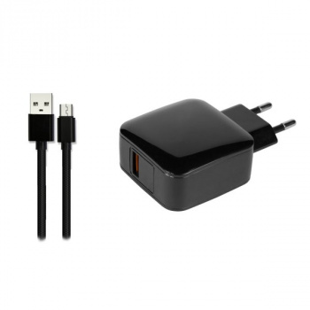 Зарядное устройство от сети 220в Jet.A UC-S22 3.0A Чёрный